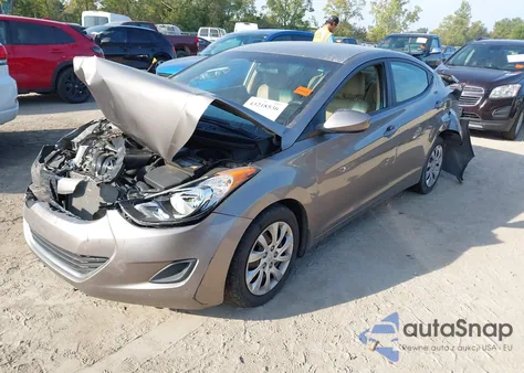 2012 Hyundai Elantra Gls z USA, uszkodzony, nr VIN 5NPDH4AEXCH104708